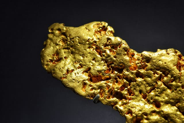 Authentic gold nuggets from our mining operations